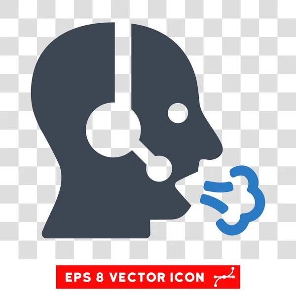 Operador de voz Eps Vector Icon —  Vetores de Stock