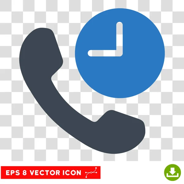 Phone Time Eps Vector Icon — Stock Vector