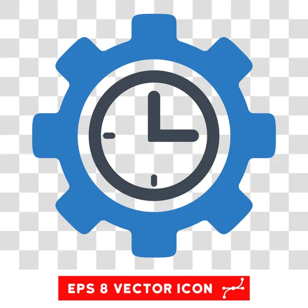 Configuración de tiempo Eps Vector Icono — Vector de stock