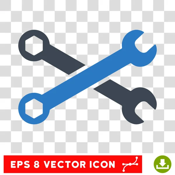 Schraubenschlüssel eps Vektor-Symbol — Stockvektor