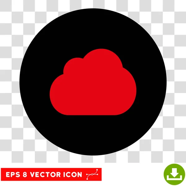 Σύννεφο εικονίδιο γύρο διανυσματικών Eps — Διανυσματικό Αρχείο