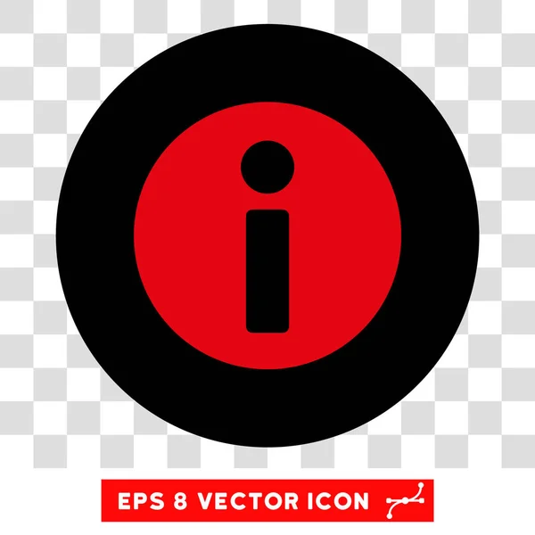 Information Round Vector Eps Icon — Stock Vector