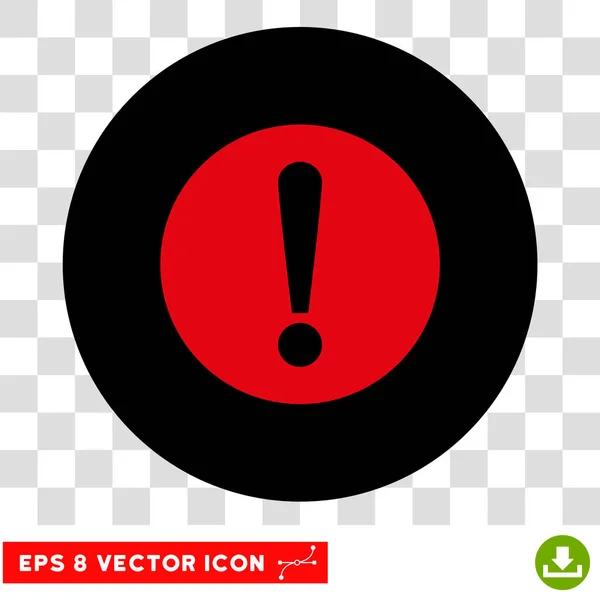 Problem Round Vector Eps Icon — Stock Vector