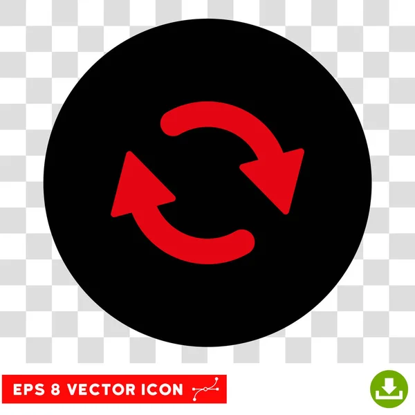 Refresh Round Vector Eps Icon — Stock Vector