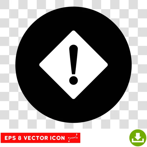 Error rombo redondo Vector Eps icono — Archivo Imágenes Vectoriales