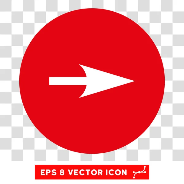 Eixo de seta X Round Vector Eps Icon — Vetor de Stock