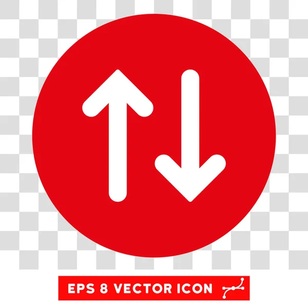 Vertikal runde Vektor-eps-Ikone umdrehen — Stockvektor