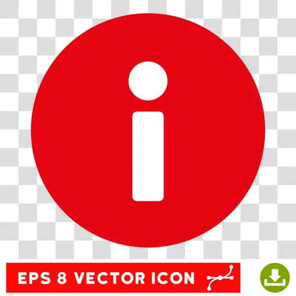 Info Icône Eps vectoriel rond — Image vectorielle