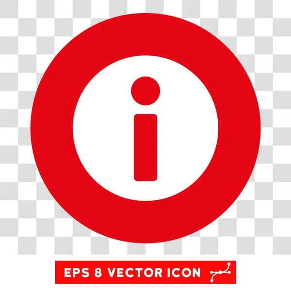 Information Round Vector Eps Icon — Stock Vector