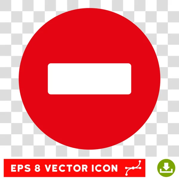 Icône Eps à vecteur rond moins — Image vectorielle