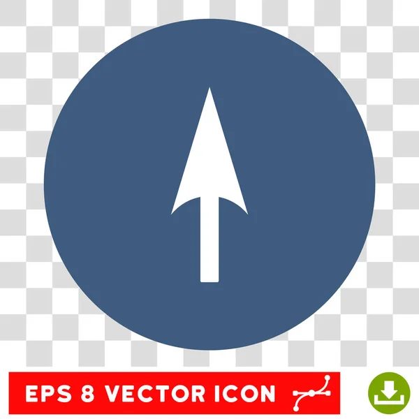 Eje de flecha Y Vector redondo Eps icono — Vector de stock