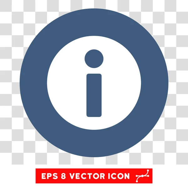 Information Vecteur rond Eps Icône — Image vectorielle