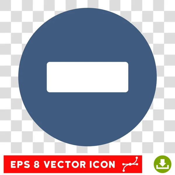 Minus runder Vektor eps-Symbol — Stockvektor