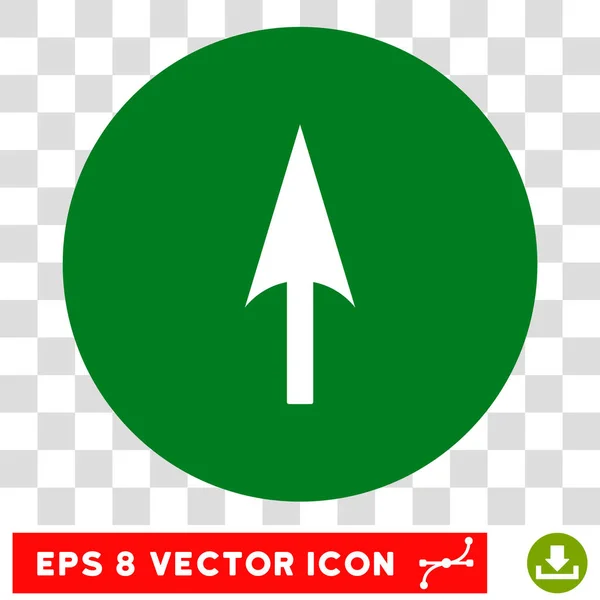 Pfeilachse y runder Vektor eps Symbol — Stockvektor