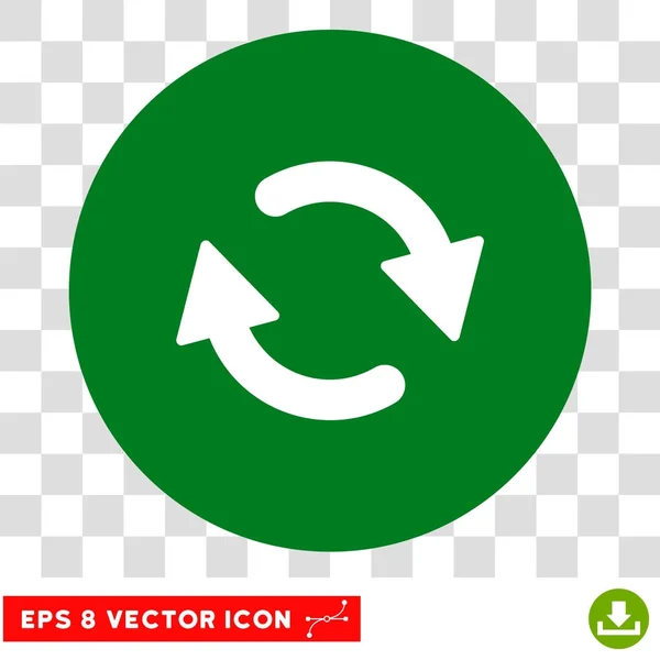 Actualizar Ronda Vector Eps icono — Vector de stock