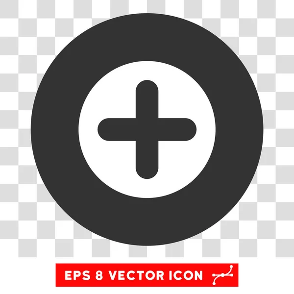 Runde Vektor eps-Ikone erstellen — Stockvektor