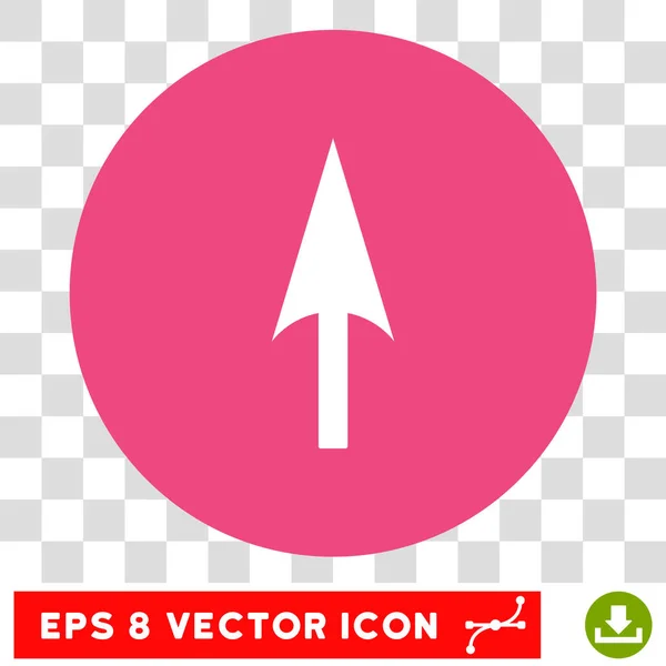 Arrow Axis Y Round Vector Eps Icon — Stock Vector