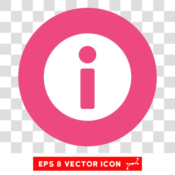 Information Round Vector Eps Icon — Stock Vector