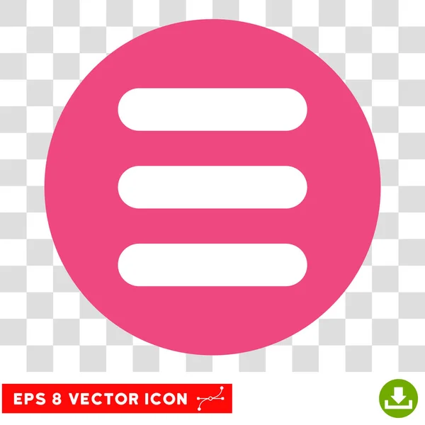Pila rotonda vettoriale Eps icona — Vettoriale Stock