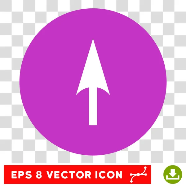 Pfeilachse y runder Vektor eps Symbol — Stockvektor