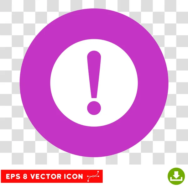 Probléma kerek vektor Eps ikon — Stock Vector