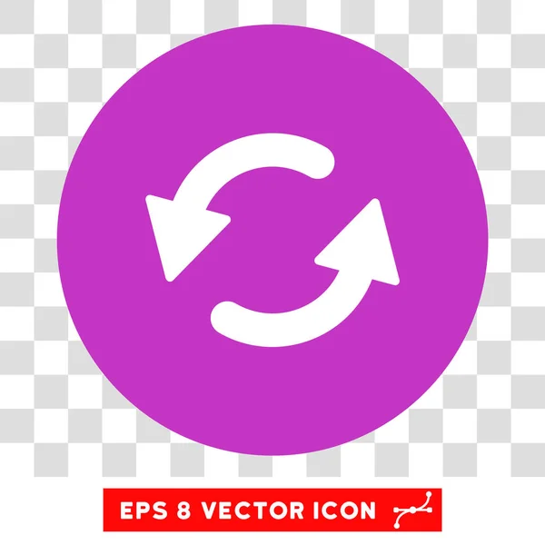 Refresh CCW Round Vector Eps Icon — Stock Vector
