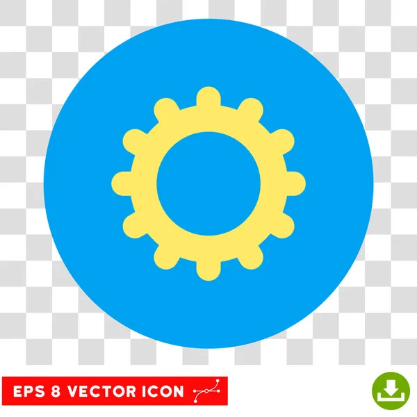 Převodové kolo vektorové Eps ikonu — Stockový vektor