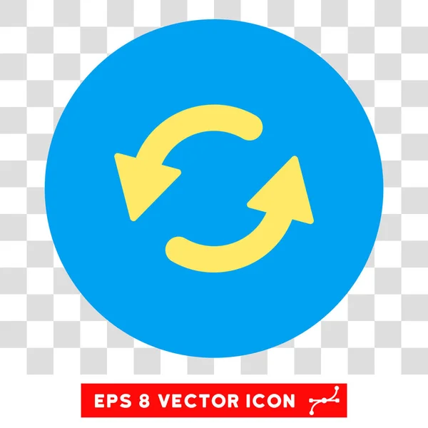 Ccw runden Vektor eps-Symbol aktualisieren — Stockvektor