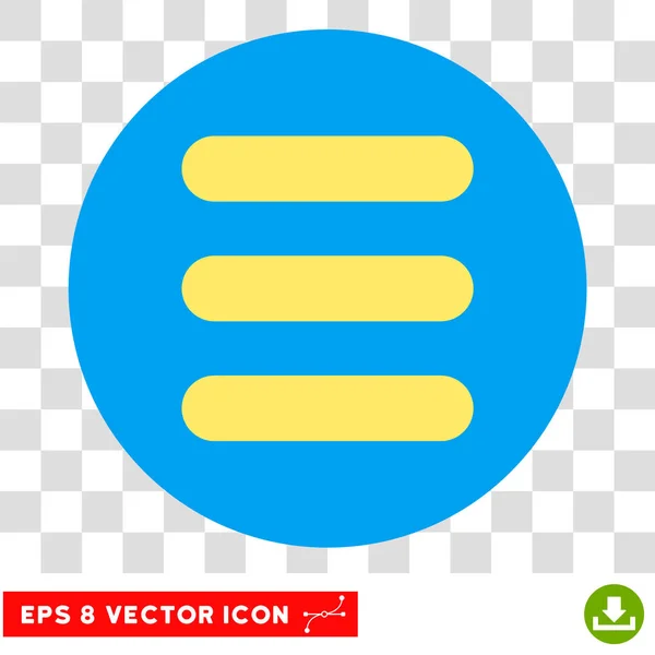 Pila redonda Vector Eps icono — Vector de stock