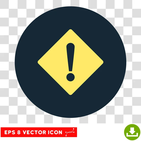 Error rombo redondo Vector Eps icono — Archivo Imágenes Vectoriales