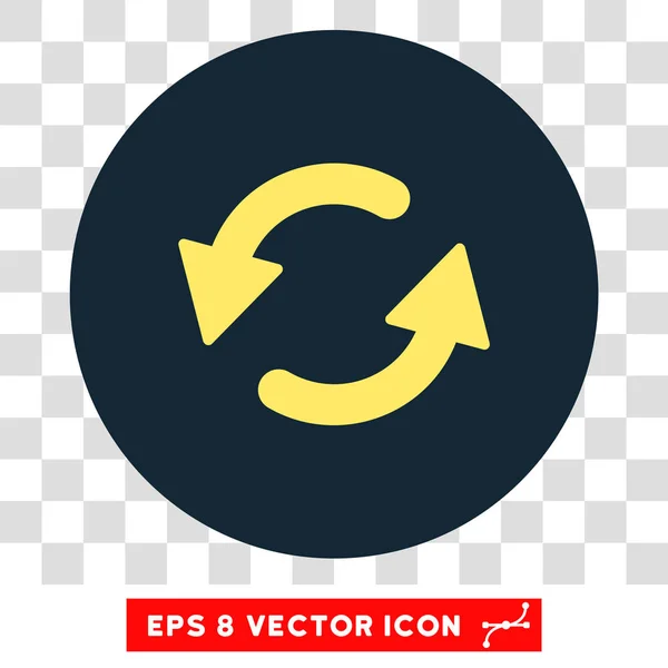 Actualiser CCW rond vecteur Eps icône — Image vectorielle