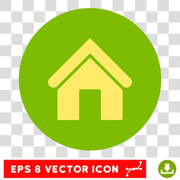 Home Round Vektor eps-Symbol — Stockvektor