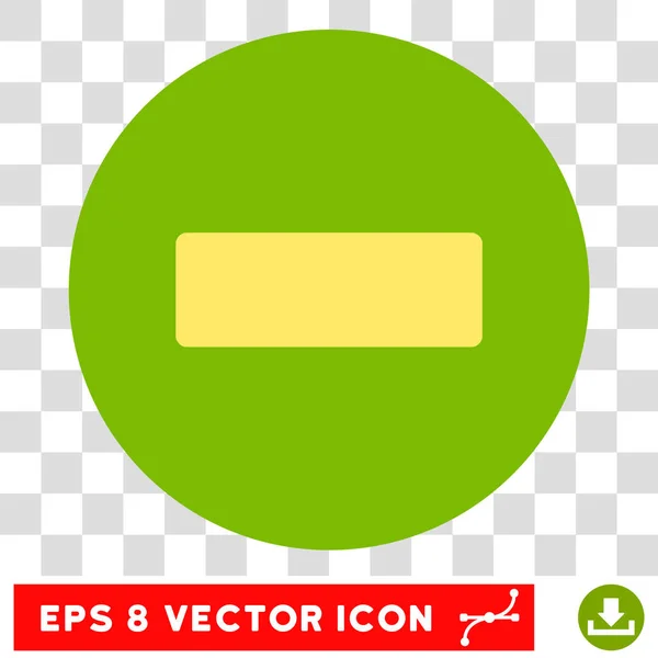 Minus runder Vektor eps-Symbol — Stockvektor