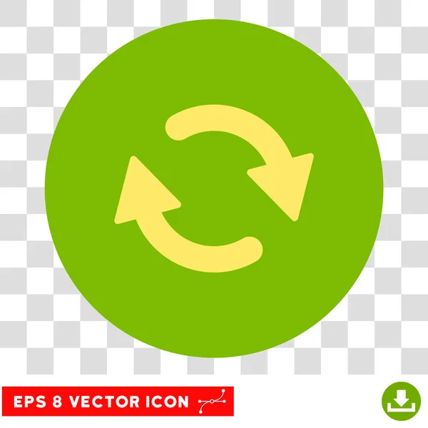 Actualizar Ronda Vector Eps icono — Vector de stock