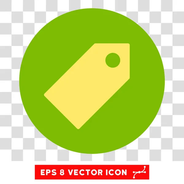 Tag Round Vector Eps Icon — Stock Vector