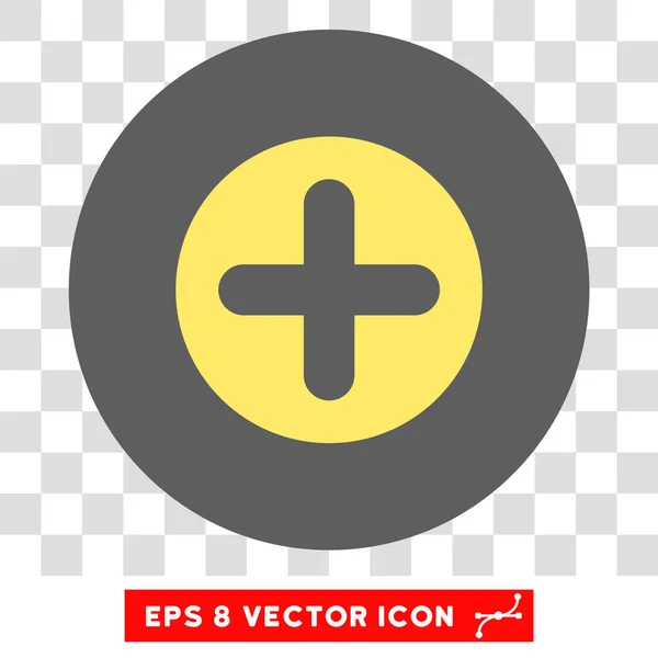 Criar Round Vector Eps Ícone — Vetor de Stock