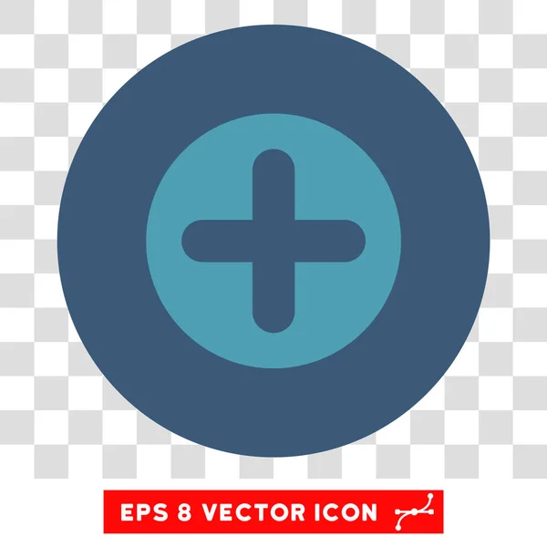 Skapa runda vektor EPS-ikon — Stock vektor