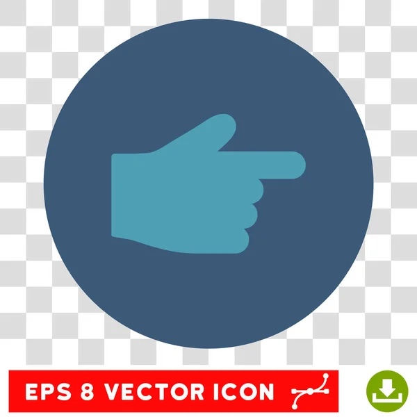 Índice Dedo redondo Vector Eps icono — Vector de stock