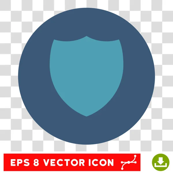 Escudo redondo Vector Eps icono — Vector de stock
