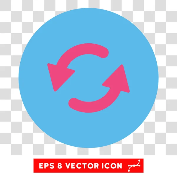 Ccw runden Vektor eps-Symbol aktualisieren — Stockvektor