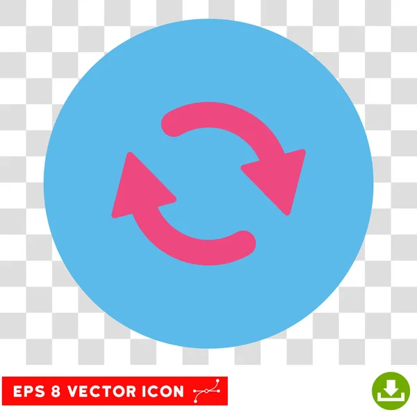 Actualiser le vecteur rond Eps Icône — Image vectorielle
