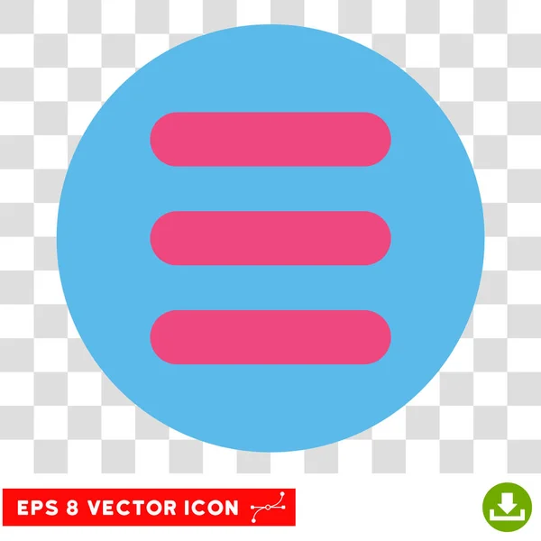 Pila redonda Vector Eps icono — Vector de stock