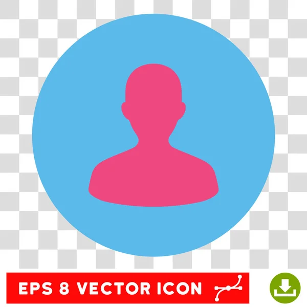 Usuario Ronda Vector Eps icono — Vector de stock