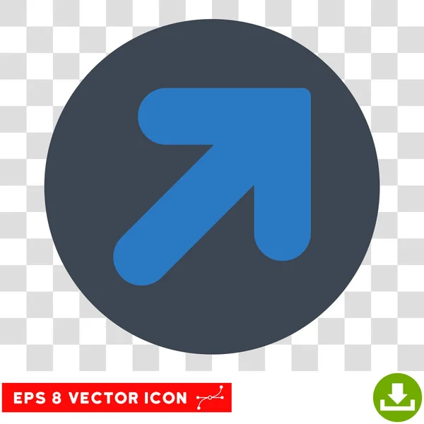 Arrow Up Round Vector Eps Icon — стоковый вектор