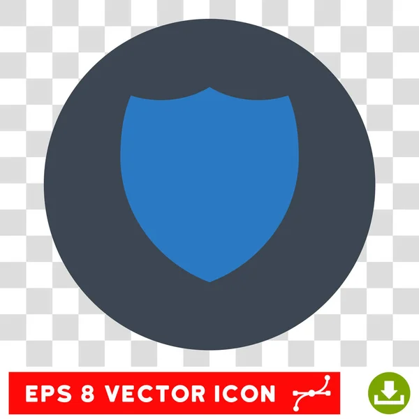 Escudo redondo Vector Eps icono — Vector de stock