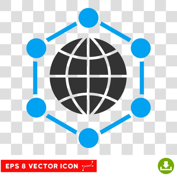 Векторная икона глобального масштаба — стоковый вектор