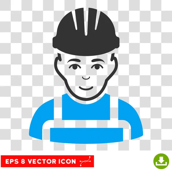 Счастливый механик Eps Векторный Icon — стоковый вектор