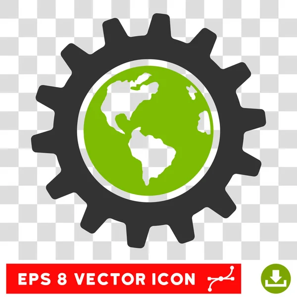 Earth inženýrství Eps vektorové ikony — Stockový vektor