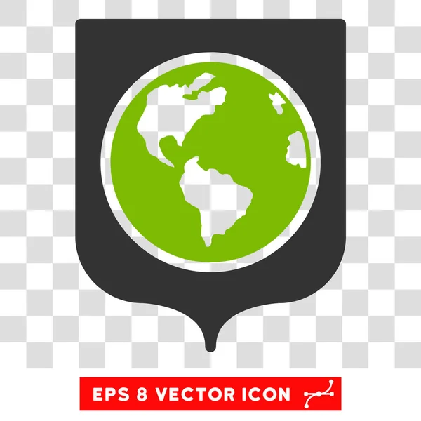 Векторная икона "Щит Земли" — стоковый вектор
