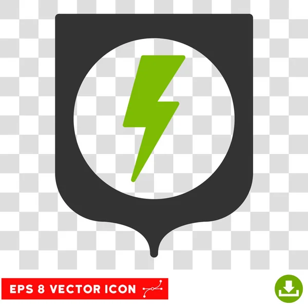 Sähköinen suojaus Eps vektori kuvake — vektorikuva